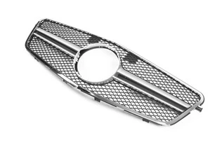 Передня решітка AMG Silver (2009-2012) для Mercedes E-сlass W212 рр