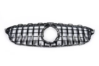 Передня решітка Panamericana GT 2018-2025, без камери для Mercedes C-сlass W205 рр