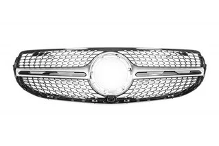Передня решітка Diamond Silver (2020-2025) для Mercedes GLC X253