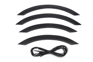 Накладки на арки вузькі (4 шт, чорні) для Volkswagen Crafter 2006-2016 рр