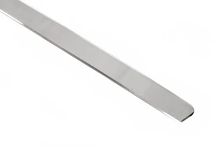 Планка над номером широка (нерж) OmsaLine - Італійська нержавійка для Mercedes Vito / V-class W447 2014- рр