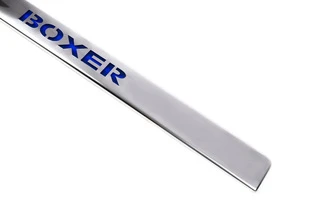 Хром планка над номером LED-синій (нерж.) для Peugeot Boxer 2006-2025 рр