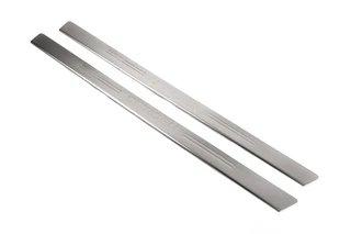 Накладки на пороги OmsaLine (2 шт., нерж.) для Citroen C-2 2003-2009 рр