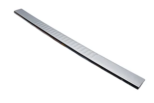 Накладка на задній бампер (Carmos V1, сталь) для Volkswagen Crafter 2006-2016 рр