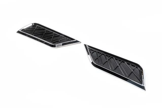 Накладка на торець заднього бампера (2016-2025, 2 шт) для Lexus LX570/450d