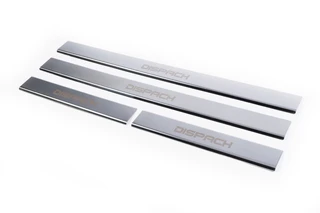 Накладки на дверні пороги (Dispatch, 4 шт) для Citroen Jumpy/Dispatch 2017- рр