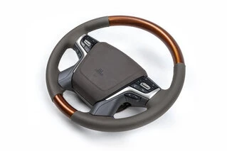 Кермо в зборі (світле дерево) для Toyota Land Cruiser 200