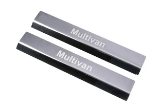 Накладки на пороги LASER (2 шт) Transporter для Volkswagen T5 2010-2015 рр