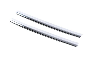 Накладки на решітку (2 шт., нерж) Carmos - Турецька сталь для Volkswagen Caddy 2015-2020 рр