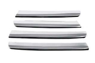 Накладки на решітку (4 шт, нерж) 2003-2008 для Volkswagen Touareg рр