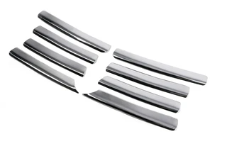 Накладки на решітку (нерж) 2000-2008 рік, 8 смужок для Volkswagen Sharan рр