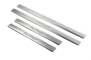 Накладки на пороги OmsaLine (нерж) Тільки передні двері для Citroen Berlingo 2008-2018 рр