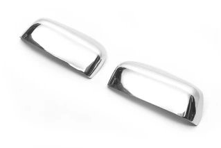 Накладки на дзеркала варіант №2 (2 шт., нерж) для Ford Connect 2010-2013 рр