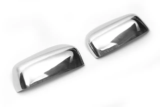 Накладки на дзеркала варіант №2 (2 шт., нерж) для Ford Connect 2010-2013 рр