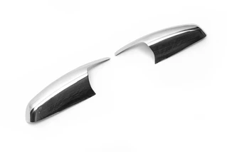 Накладки на дзеркала (2 шт, нерж) для Hyundai Santa Fe 2 2006-2012 рр