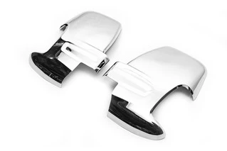 Накладки на дзеркала (2 шт, хром) Хромований пластик для Ford Transit 2014- рр