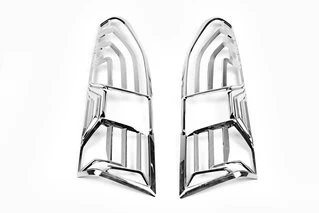 Накладки на стопи (2 шт, ABS) для Peugeot Partner/Rifter 2019- рр