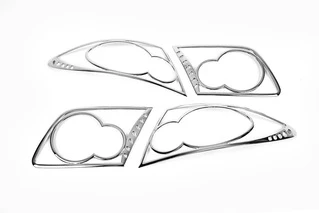 Накладки на стопи (2 шт., пласт) для Mazda 6 2003-2008 рр