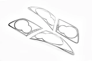 Накладки на стопи (2 шт., пласт) для Mazda 6 2003-2008 рр