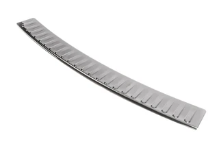 Накладка на задній бампер Чорний Хром (нерж.) для Dacia Duster 2008-2018 рр