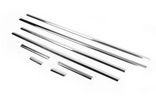 Зовнішня окантовка вікон (нерж.) Hatchback, Carmos - Турецька сталь для Citroen C-4 2004-2010 рр