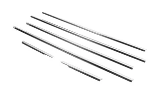 Молдинги стекол (нерж) HB, Carmos - Турецька сталь для Chevrolet Cruze 2009-2015 рр