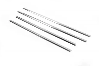 Окантовка вікон (4 шт., нерж.) для Daewoo Lanos