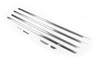 Окантовка вікон (8 шт, нерж) для Opel Insignia 2017-2022 рр