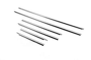 Окантовка стекол (6 шт, нерж) для Nissan Micra K12 2003-2010 рр