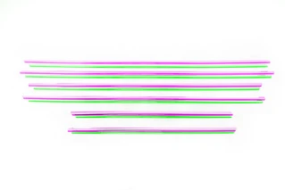 Окантовка вікон (6 шт, нерж.) для Range Rover Sport 2005-2013 рр