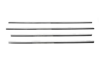 Окантовка вікон (4 шт., нерж.) для Renault Scenic/Grand 2003-2009 рр