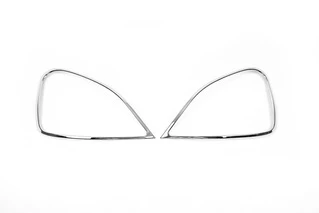 Накладки на фари (2 шт., пласт) для Lexus LS 2001-2006 рр