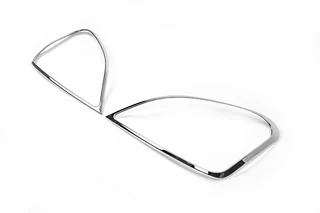 Накладки на фари (2 шт., пласт) для Lexus LS 2001-2006 рр