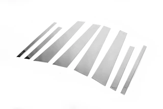 Накладки на дверні стійки (нерж) для BMW X3 F-25 2011-2018 рр