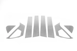 Молдинг дверних стійок (8 шт, нерж) для Nissan Juke 2010-2019 рр