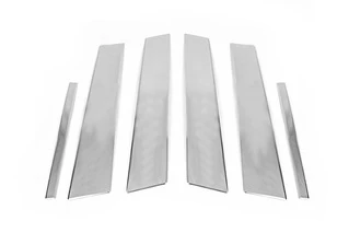 Молдинг дверних стійок (нерж) для Renault Megane IV 2016-2025 рр