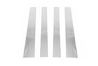 Накладки на дверні стійки (4 шт, нерж) для Ford Connect 2010-2013 рр