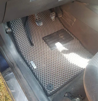 Килимки EVA (2 ряди, чорні) для Seat Alhambra 1996-2010 рр