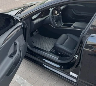 Килимки EVA (2021-2025, чорні) для Tesla Model S