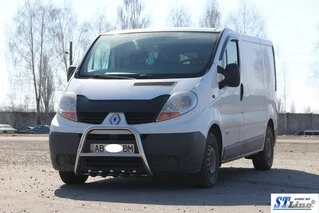 Кенгурятник QT-Spec (нерж.) для Opel Vivaro 2001-2015 рр