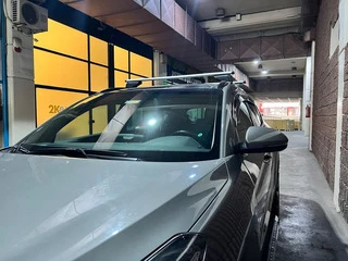 Перемички на вбудовані рейлінги під ключ Wizard V2 (2 шт) 125см, сірі для Hyundai Tucson TL 2016-2021рр