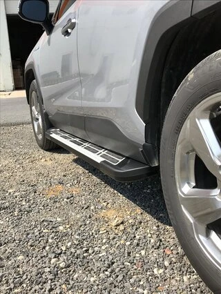 Бокові пороги Sunrise (2 шт., алюміній) для Toyota Rav 4 2019- рр