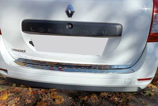 Кромка багажника (нерж) Carmos - Турецька сталь для Renault Logan MCV 2013-2022 рр