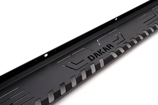 Бокові пороги Dakar V1 без LED (2 шт, метал) для Mercedes X class