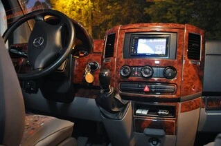 Накладки на панель (50 деталей) Дерево для Volkswagen Crafter 2006-2016 рр