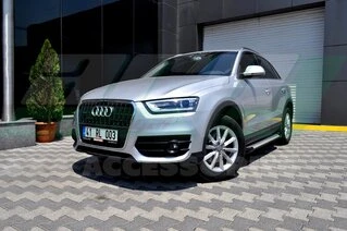 Бокові пороги Allmond (2 шт., алюміній) для Ауди Q3 2011-2019 рр