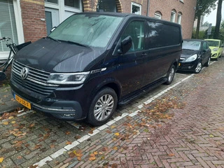 Бокові пороги Allmond Black (2 шт., алюміній) Довга база для Volkswagen T6