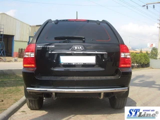 Задня дуга AK002 (нерж.) для Kia Sportage 2004-2010 рр