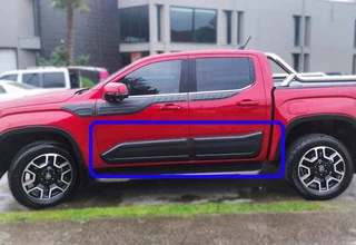 Молдинг двері EuroCap (6 шт, ABS) для Volkswagen Amarok 2022- рр