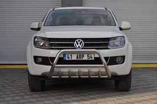 Кенгурятник WT003 (нерж) для Volkswagen Amarok 2010-2022 рр
